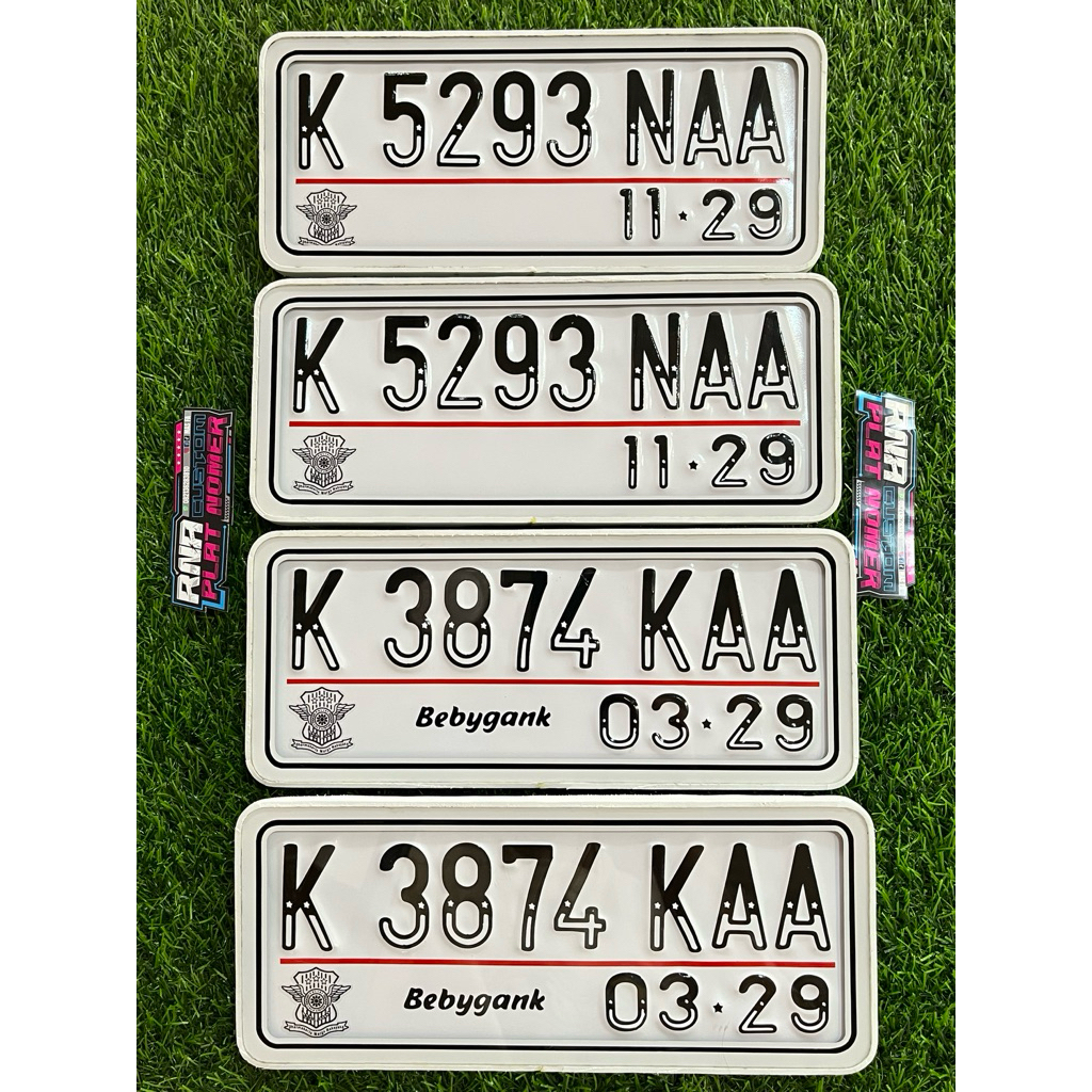 Plat Mika Akrilik Motor