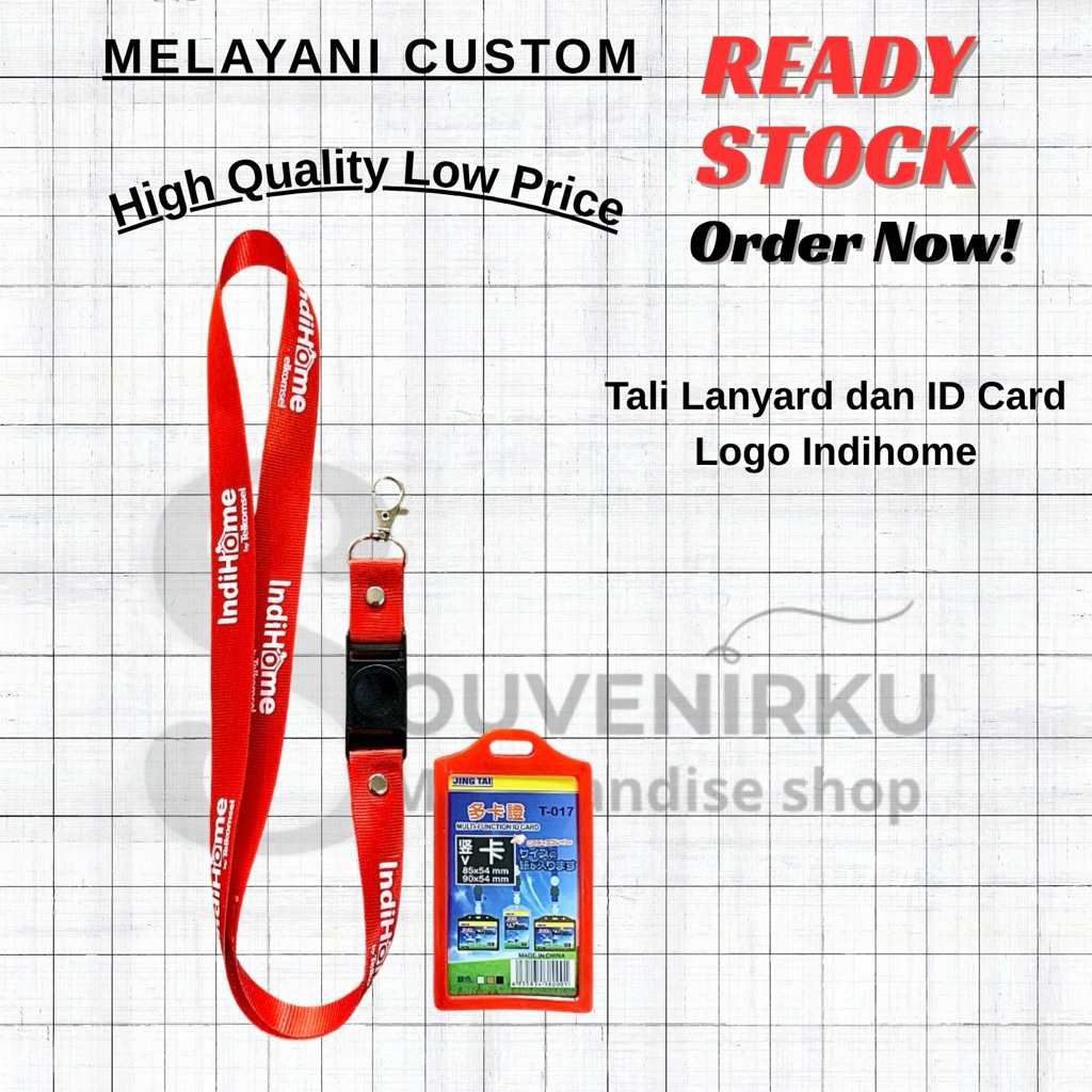 

Tali Lanyard + ID Card Logo Indihome