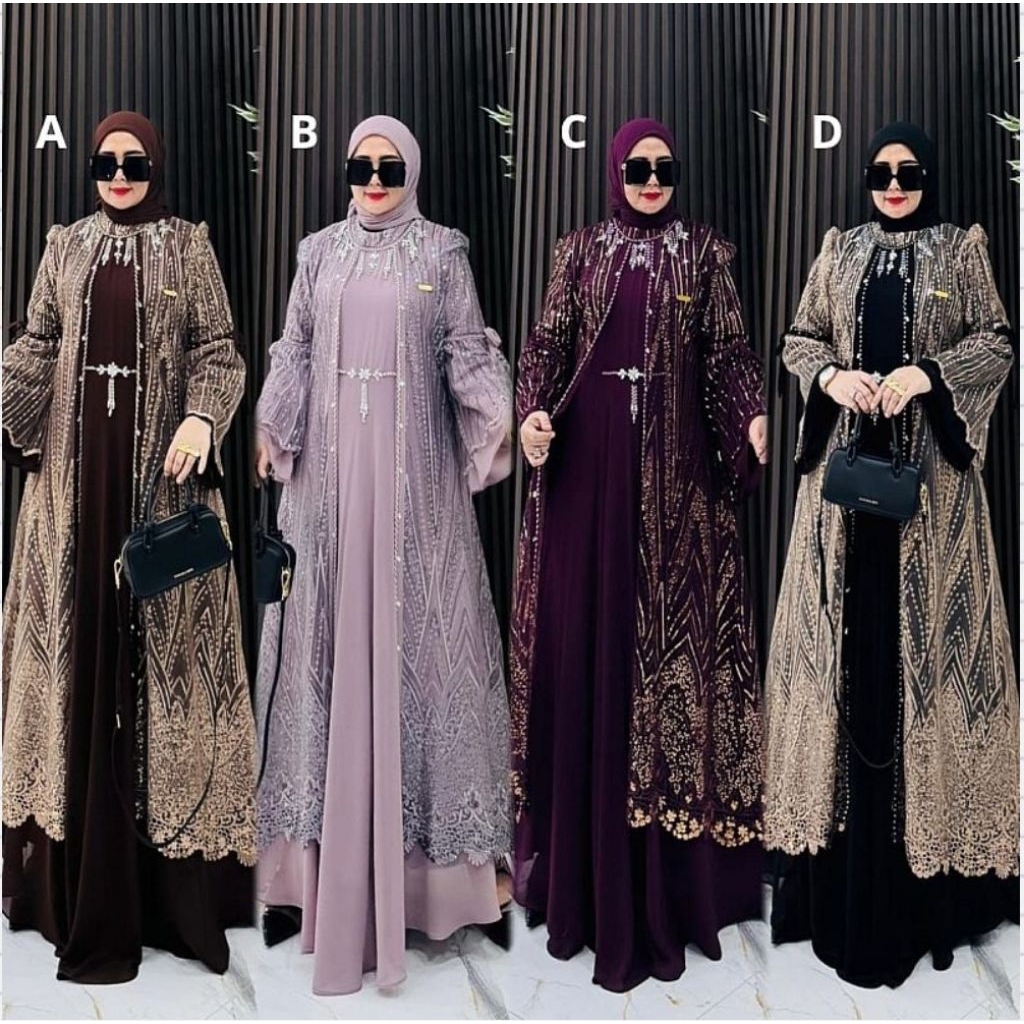 VALENTINA-UMBRELLA-ONE SET VEGA-INARA-RUHIE GAMIS BY BAHIRA & IRNA GALLERY