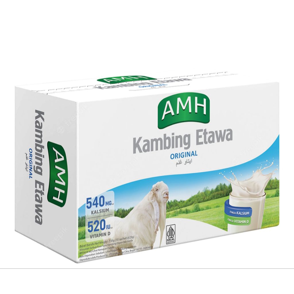 

SUSU BUBUK KAMBING ETAWA AWH KEMASAN 230 GRAM RASA ORIGINAL
