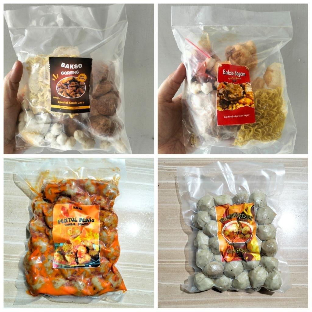 

Pentol Pedas Gongso/Pentol Kuah Taichan/Bakso Bogem/Bakso Goreng