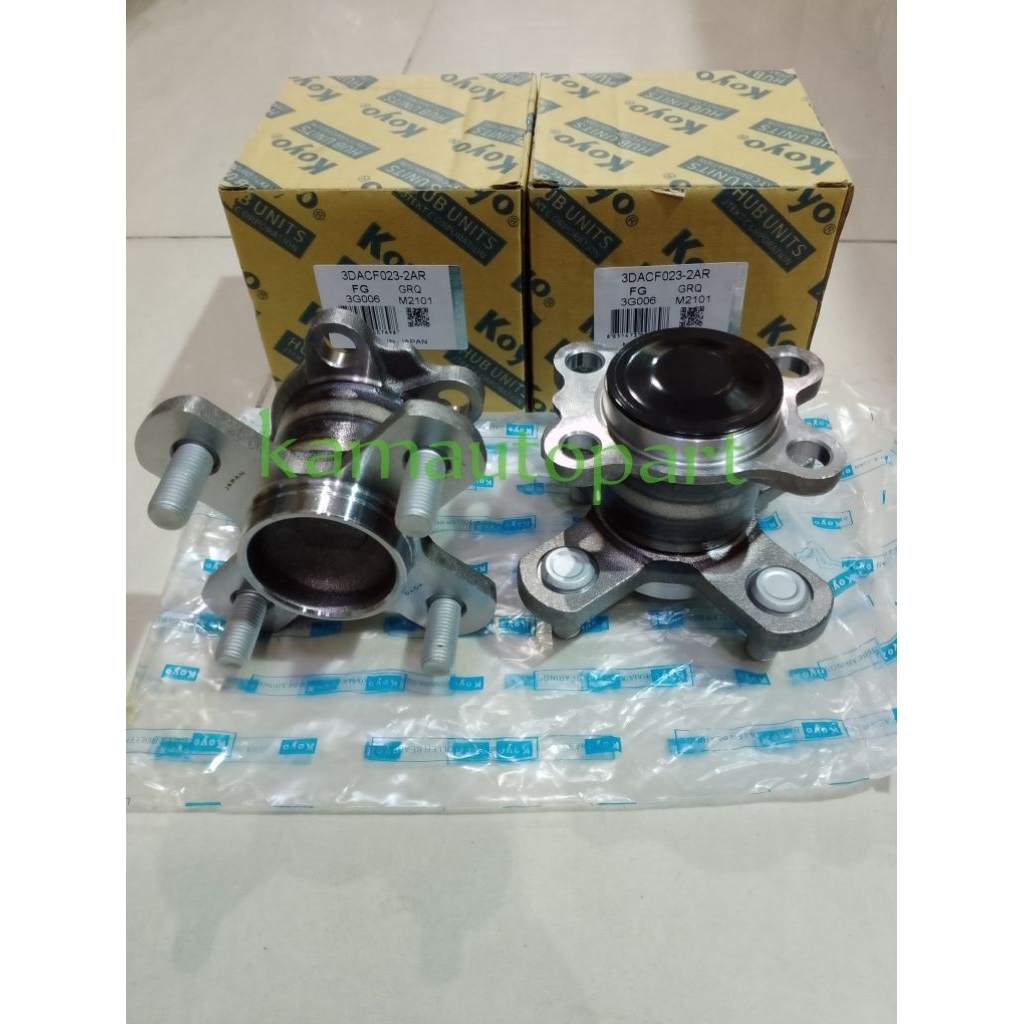 nap roda belakang / hub bearing / bearing roda belakang / Toyota Agya / ayla