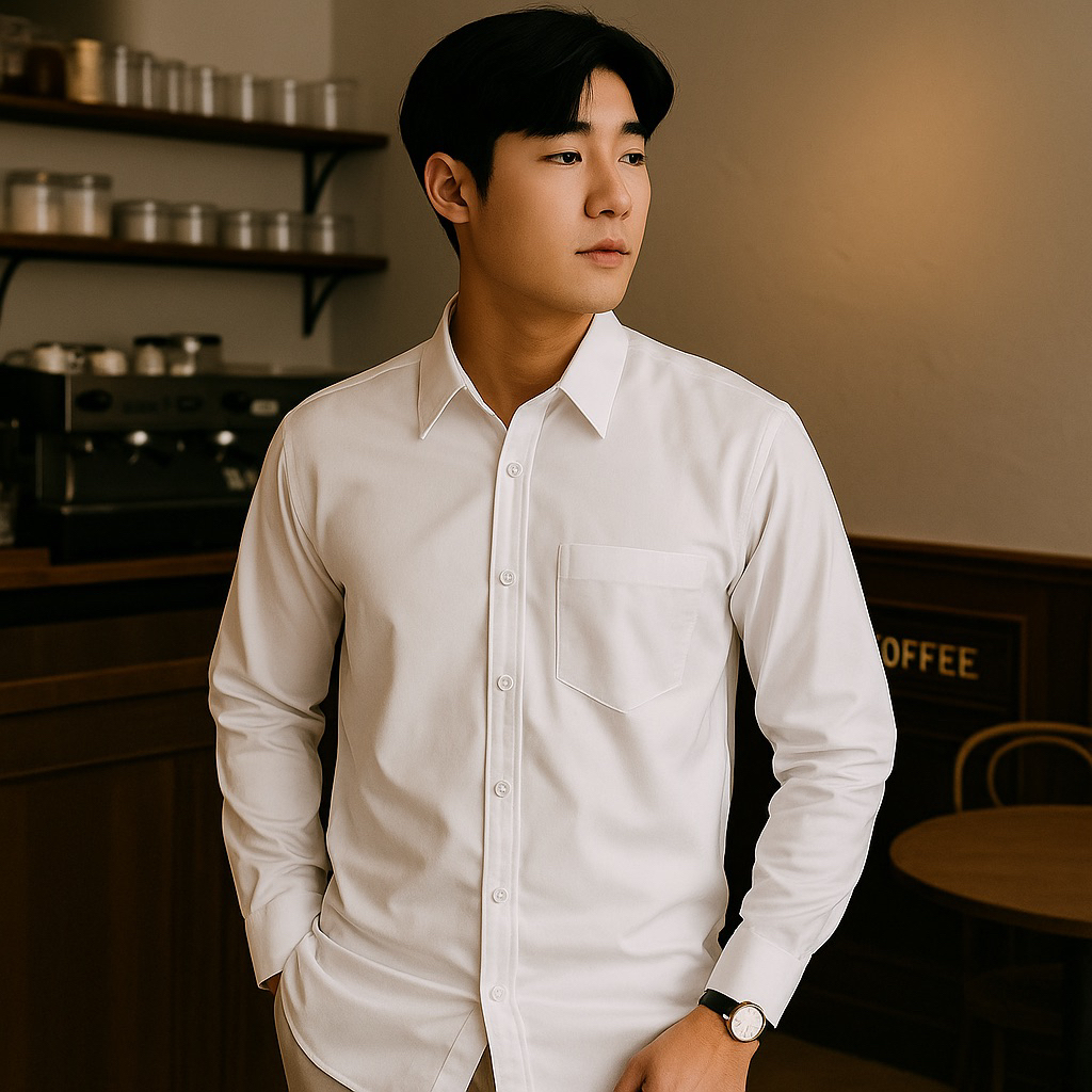 Kemeja Putih Polos | Kemeja Toyobo | Kemeja Putih Polos Pria Lengan Panjang | Baju Kerja Pria