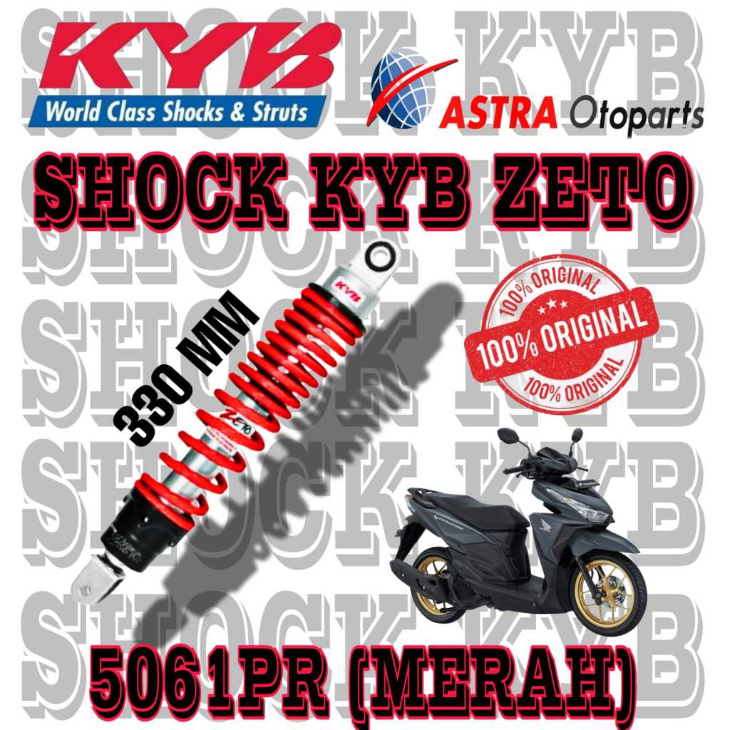 SHOCK KYB ZETO 5061PR & 5061PH SHOCK BREAKER BREKER BELAKANG MOTOR HONDA MATIC 100% ORIGINAL KYB