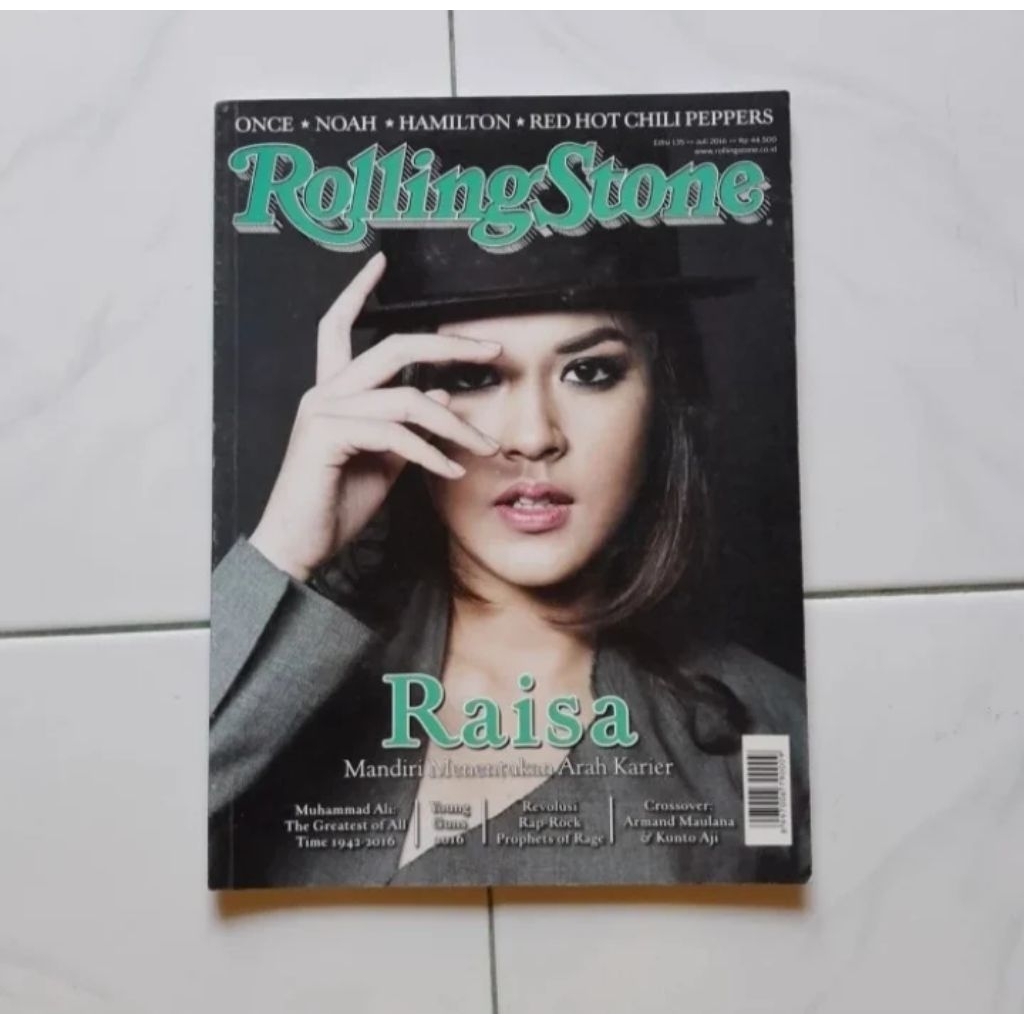 majalah rolling stone edisi raisa once mekel