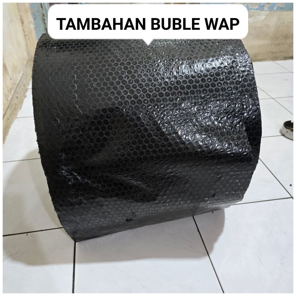 

tambahan buble wrap buat packingan aman