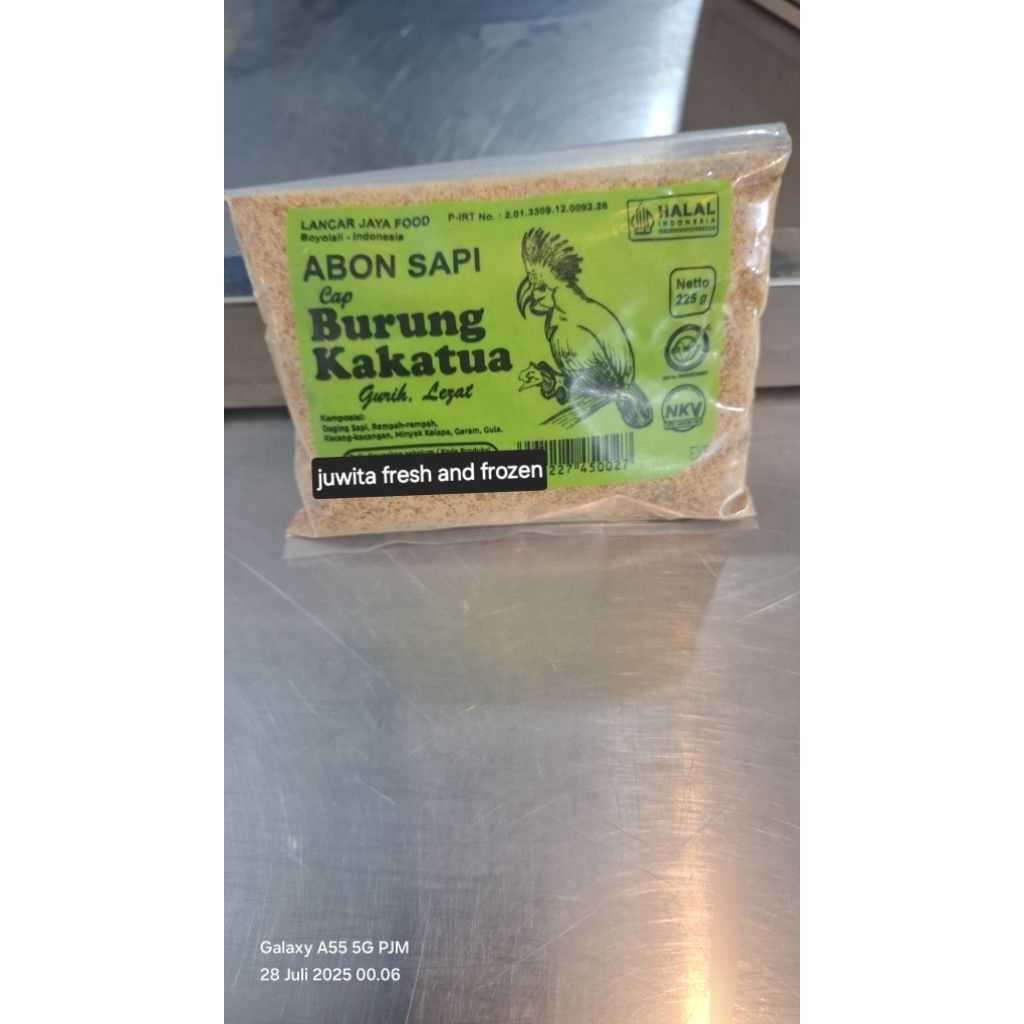 

ABON SAPI CAP KAKATUA 225 g