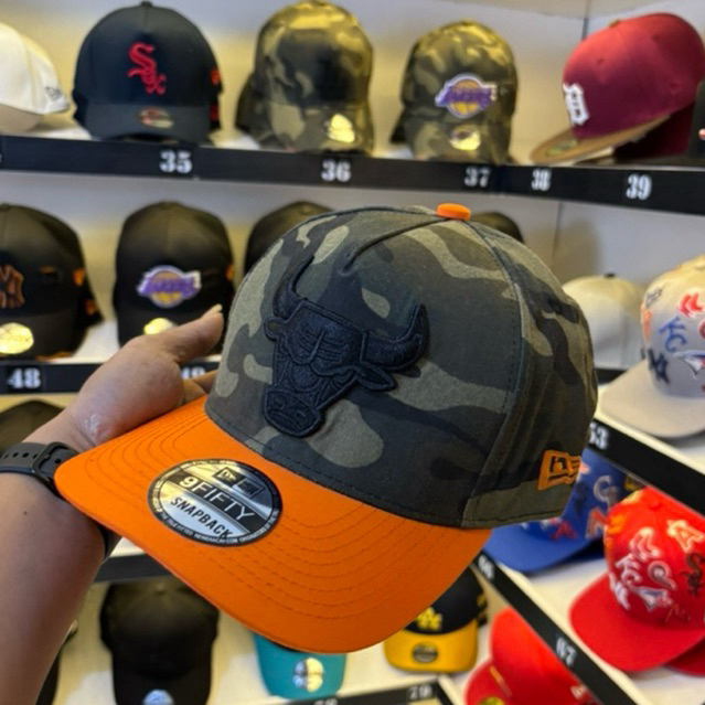 TOPI PRIA/TOPI BASEBALL BANTENG LORENG OREN