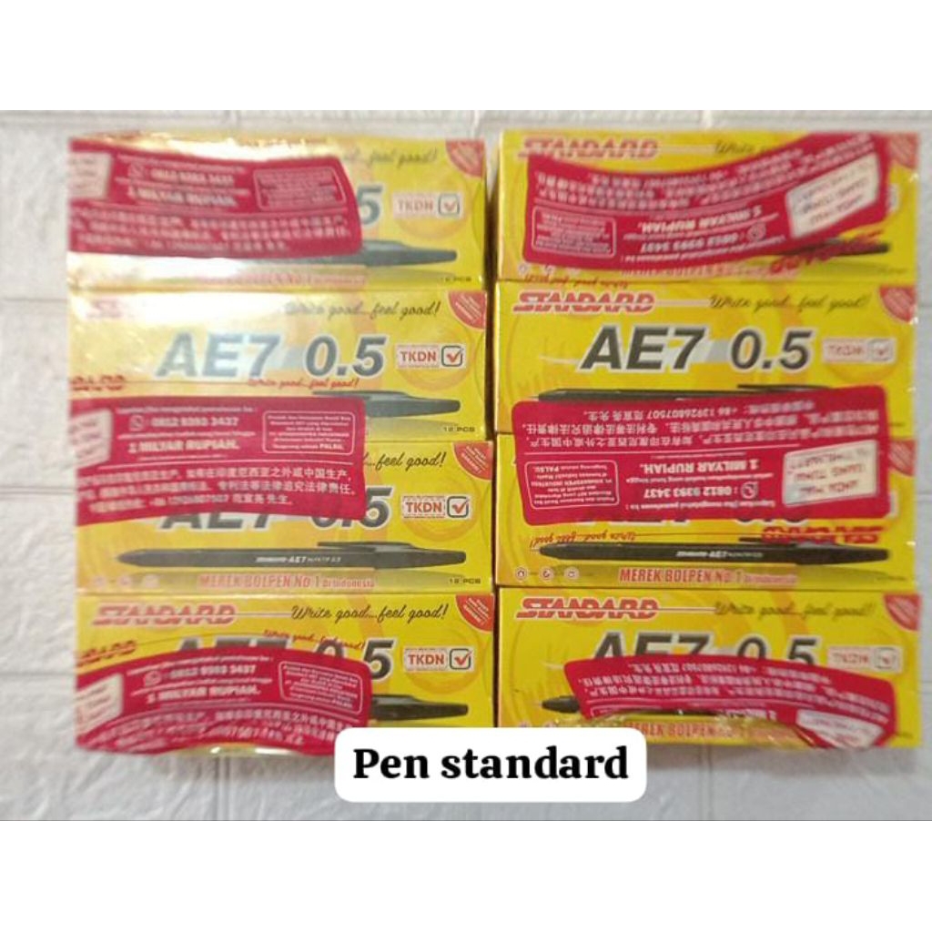 

(12 pcs) Pulpen Standard AE7- 0.5