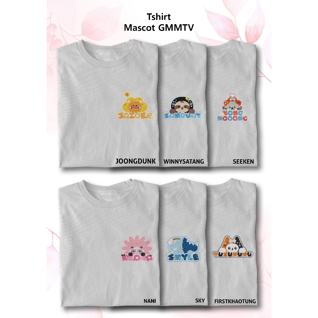 Pretty Savage- kaos Mascot GMMTV Jaidee/ Samruay/ nong nooong/ neona/ smyle/  yuzu mumu