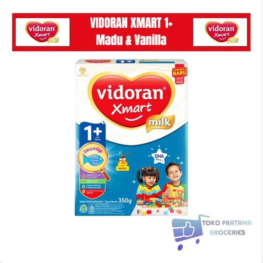

VIDORAN XMART 1+ 350g 700g 925g Madu Vanilla