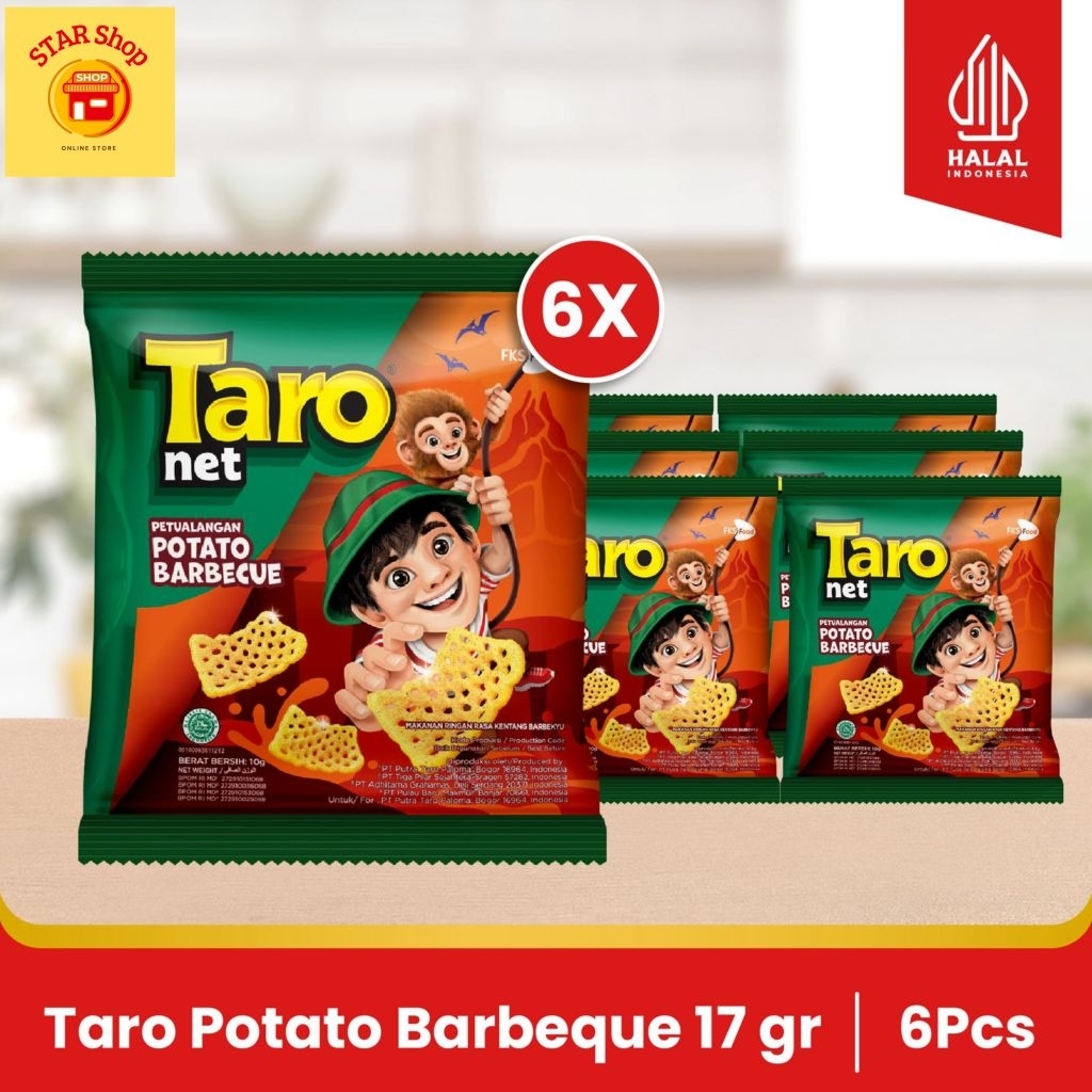 

Paket Bundling - Taro - Barbeque - 17gr - 6pcs