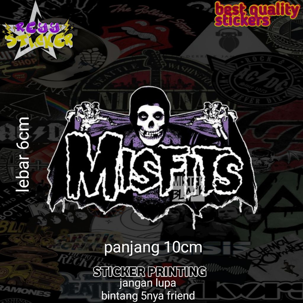 

STICKER PRINTING ANTI AIR MISFITS BAND KEREN VIRAL