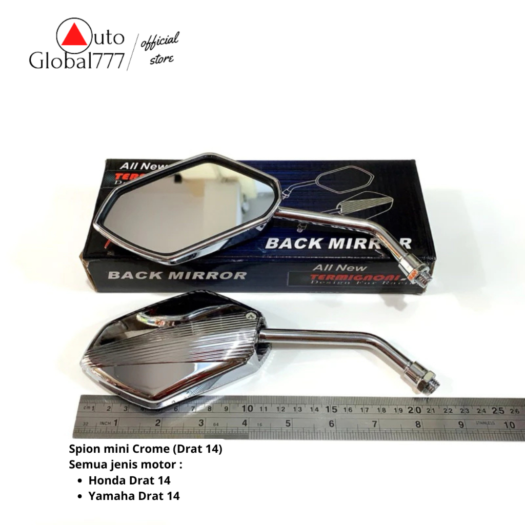 Spion Mini Variasi Motor Beat Vario Genio Spacy Supra Karisma Grand Astrea Mio Xeon Xride Jupiter mx