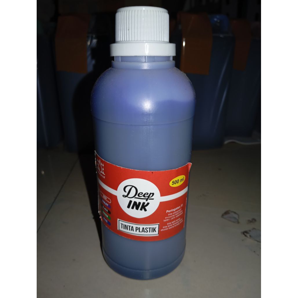 TINTA PERMANEN PLASTIK KARUNG KARDUS TINTA ANTI LUNTUR ANTI AIR 500 ML