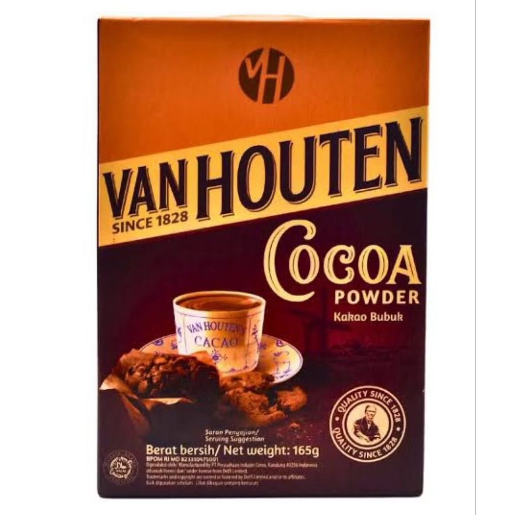 

Cokelat bubuk Van Houten 165 gr
