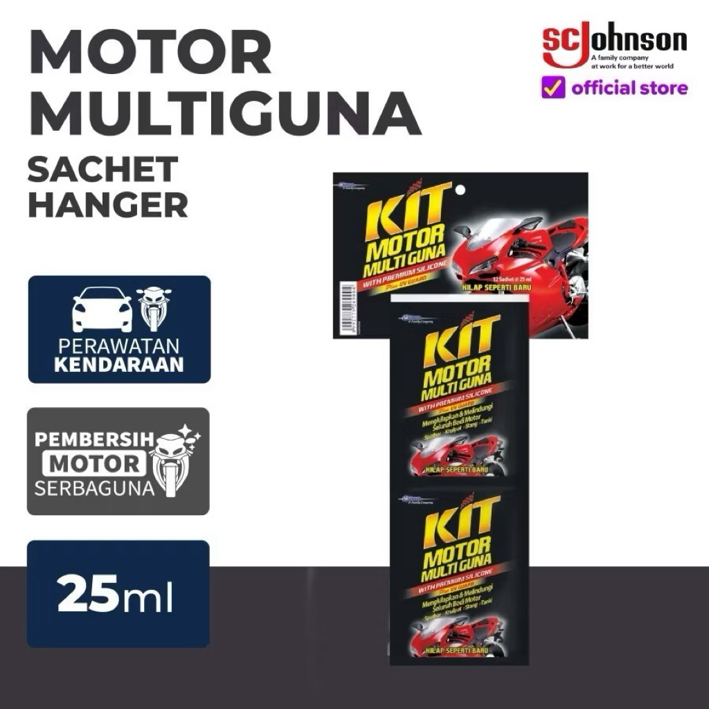 KIT MOTOR MULTIGUNA SACHET 25ml |