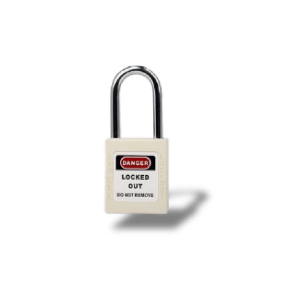 Gembok Safety Padlock Loto Mekanikal Padlock loto Padlock Mekanikal - Warna Putih
