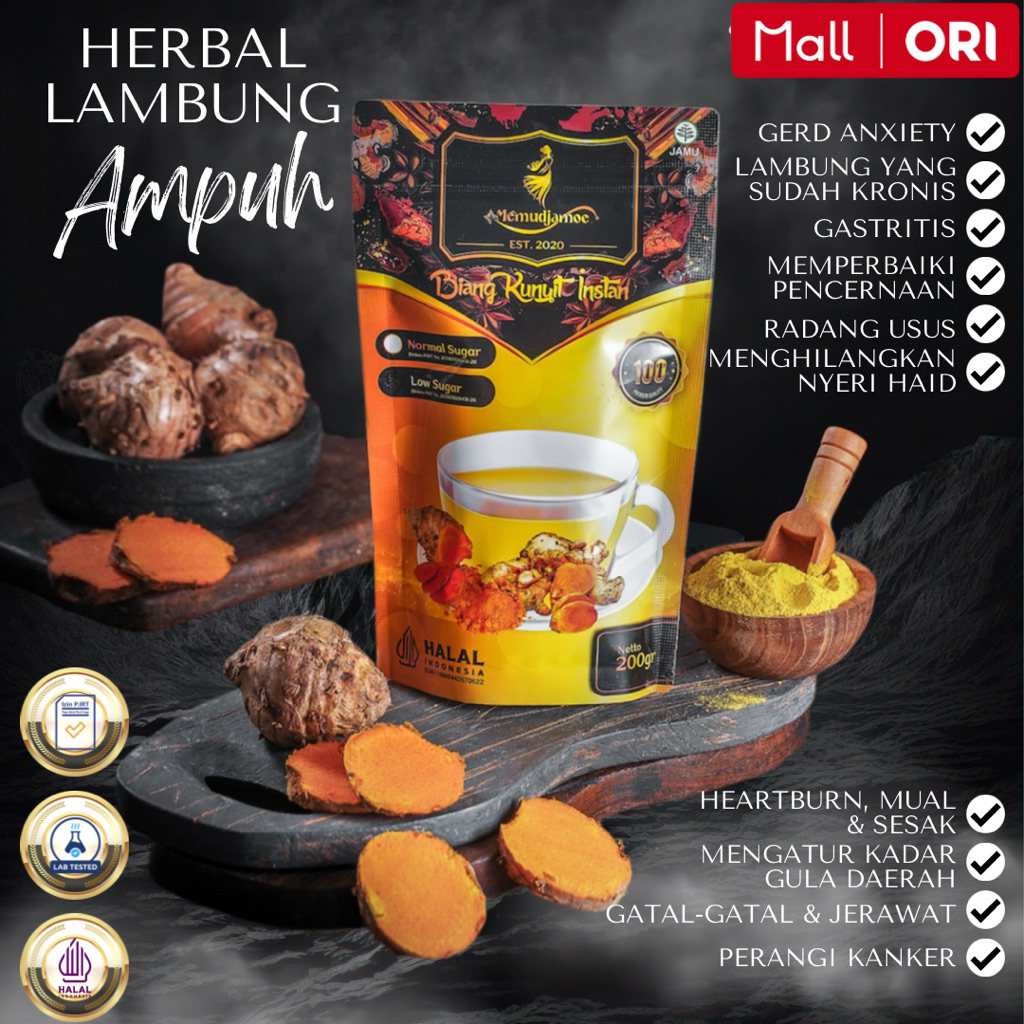 

LOW SUGAR Biang Kunyit Pengobatan Ampuh untuk GERD&ANXIETY / PANIC ATTACK / Asam Lambung&Maag Kronis