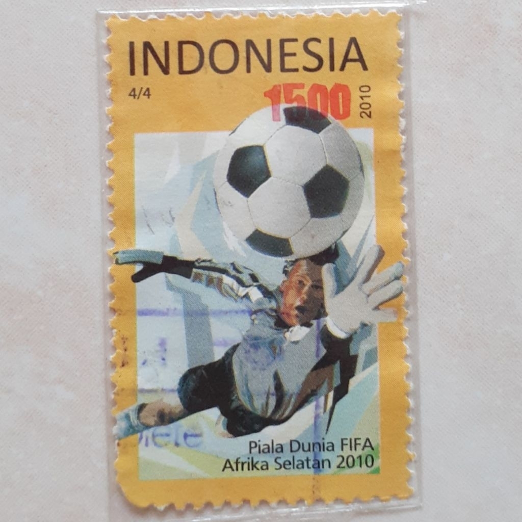 

(ID9) Perangko Indonesia Piala Dunia Afrika Selatan 4/4 Tahun 2010