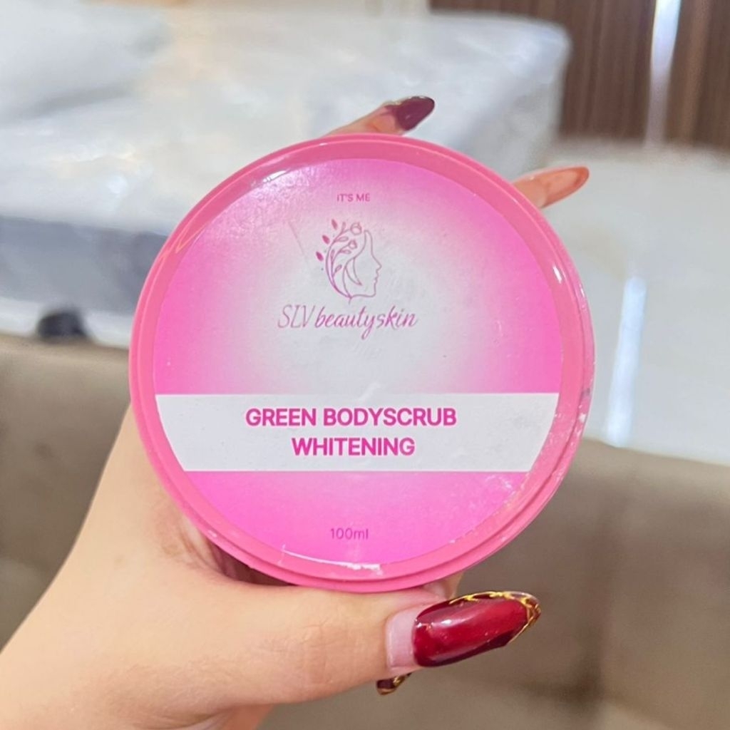 Green Body Scrub Whitening SLV Beautyskin