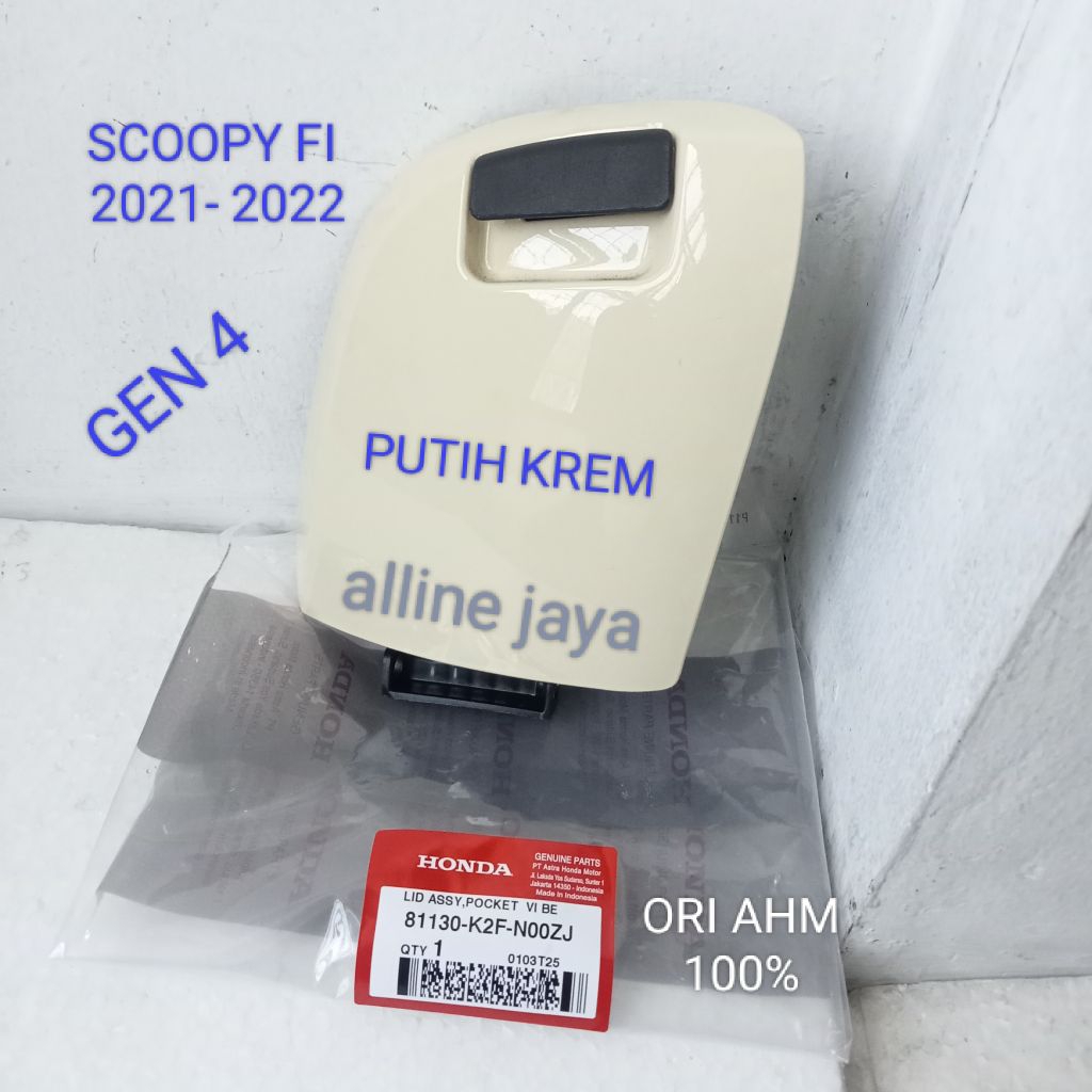 81130-K2F-NOOZJ TUTUP LACI SCOPY FI KIRI PUTIH KREM