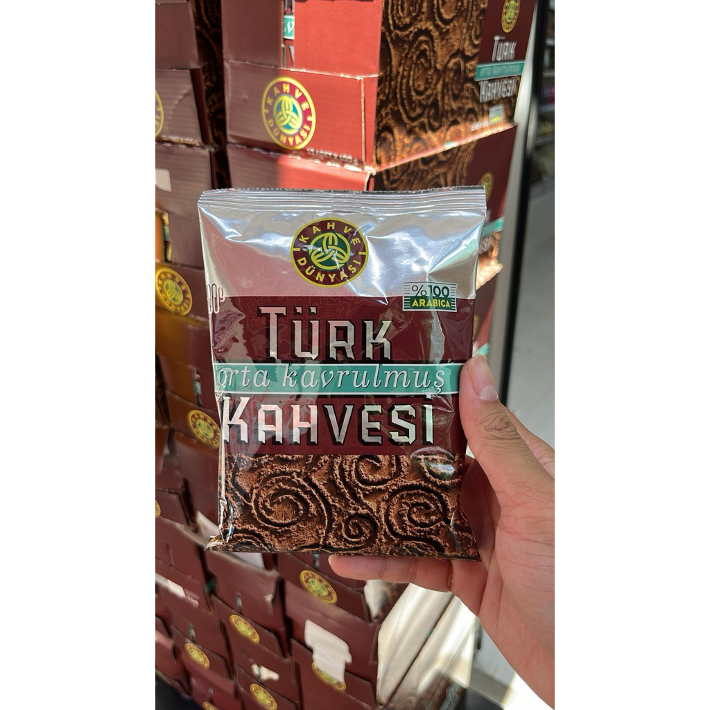

KOPI TURKI KAHVE DUNYASI Kahve Dünyası Türk Kahvesi Orta Kavrulmuş 100gr – 100% Arabica
