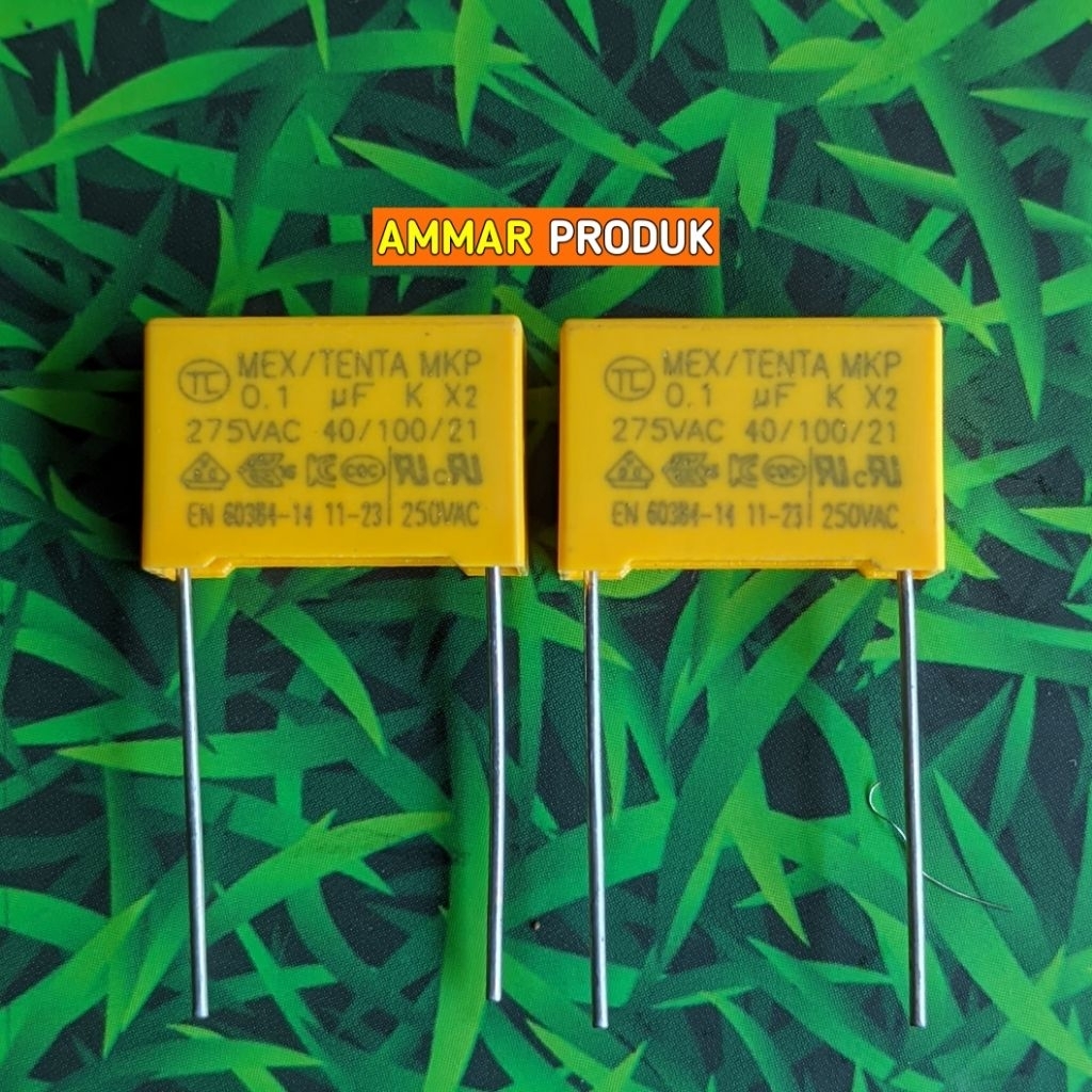 Kapasitor Capasitor MKP 100N 275V 0.1uf 275V Kapasitor MKP