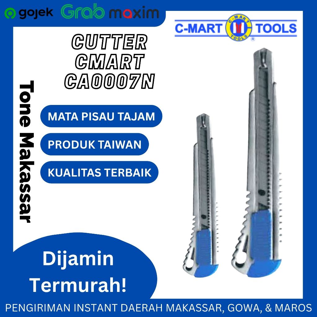

CUTTER KECIL CMART C0007N / PEMOTONG KERTAS
