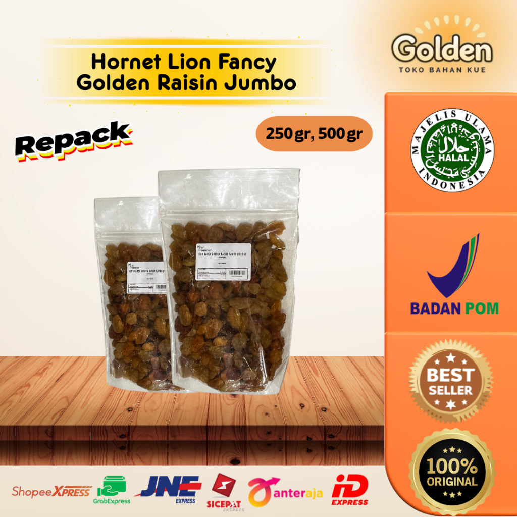 

Hornet Lion Fancy Golden Raisin Jumbo