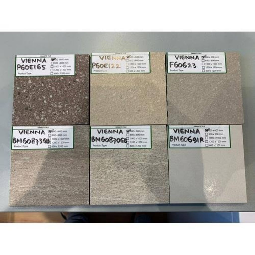 KERAMIK 60X60 CM ANTI LICIN COCOK UNTUK KAMAR MANDI CARPORT GARASI di Toserba Stuff