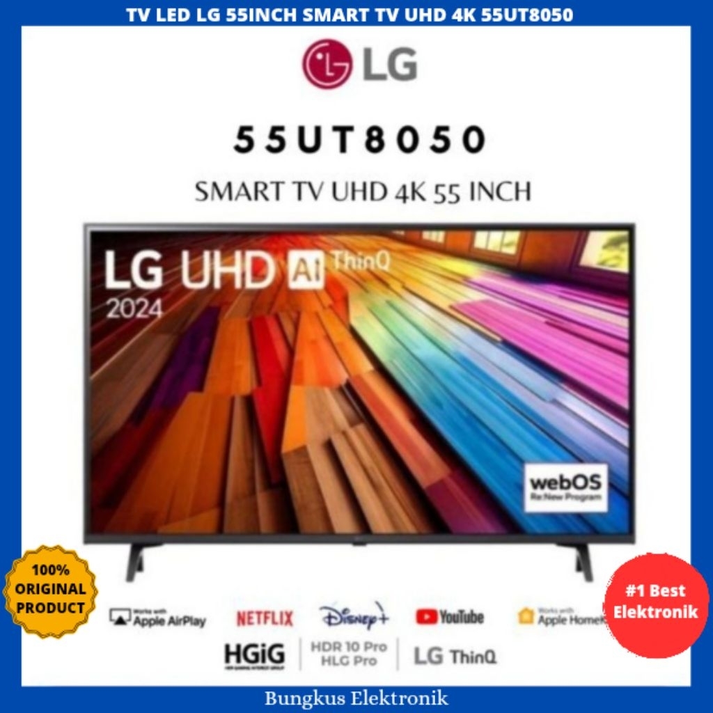 TV LED LG SMART TV 55INCH UHD 4K 55UT8050 TV SMART 55INCH