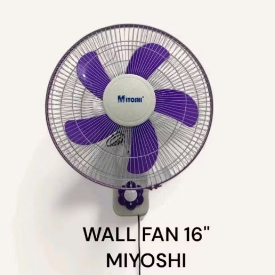 WALLFAN MIYOSHI 16INCH / KIPAS BALING 5 / KIPAS ANGIN DINDING / MIYOSHI DINDING