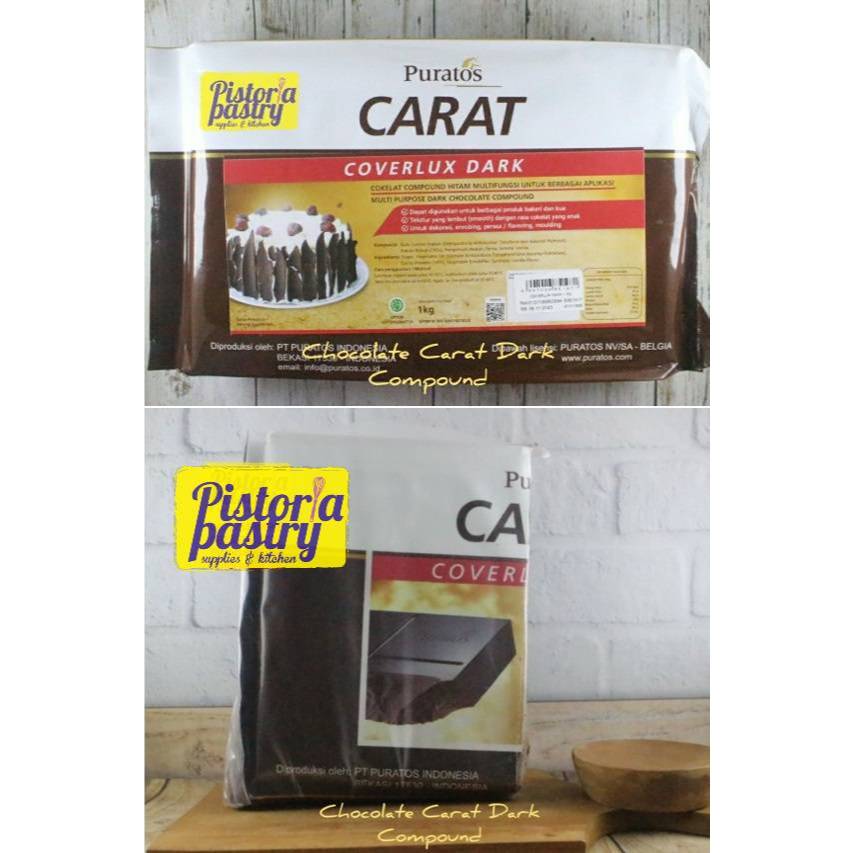 

Chocolate Carat Dark Compound 500gr