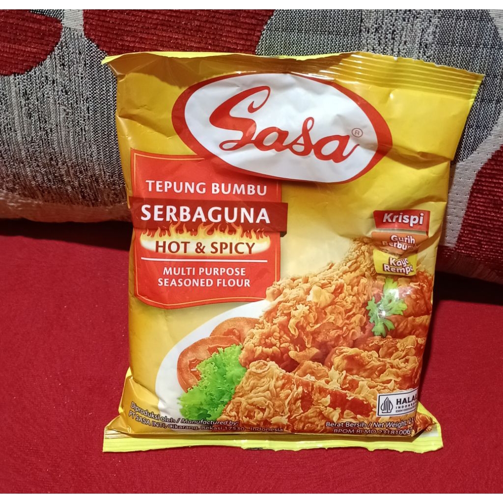 

TEPUNG BUMBU SERBAGUNA SASA HOT & SPICY 210GR