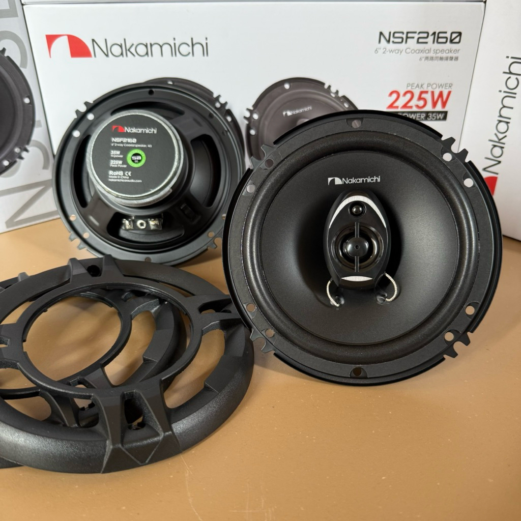 Speaker Coaxial NAKAMICHI NSF 2160 Speaker 6" NAKAMICHI 225 Watts