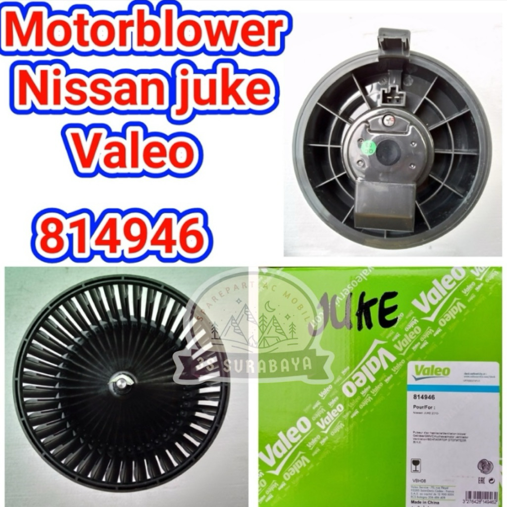 Motor Blower Juke VALEO ASLI Ac mobil Blower Angin Nissan (Baru/New)