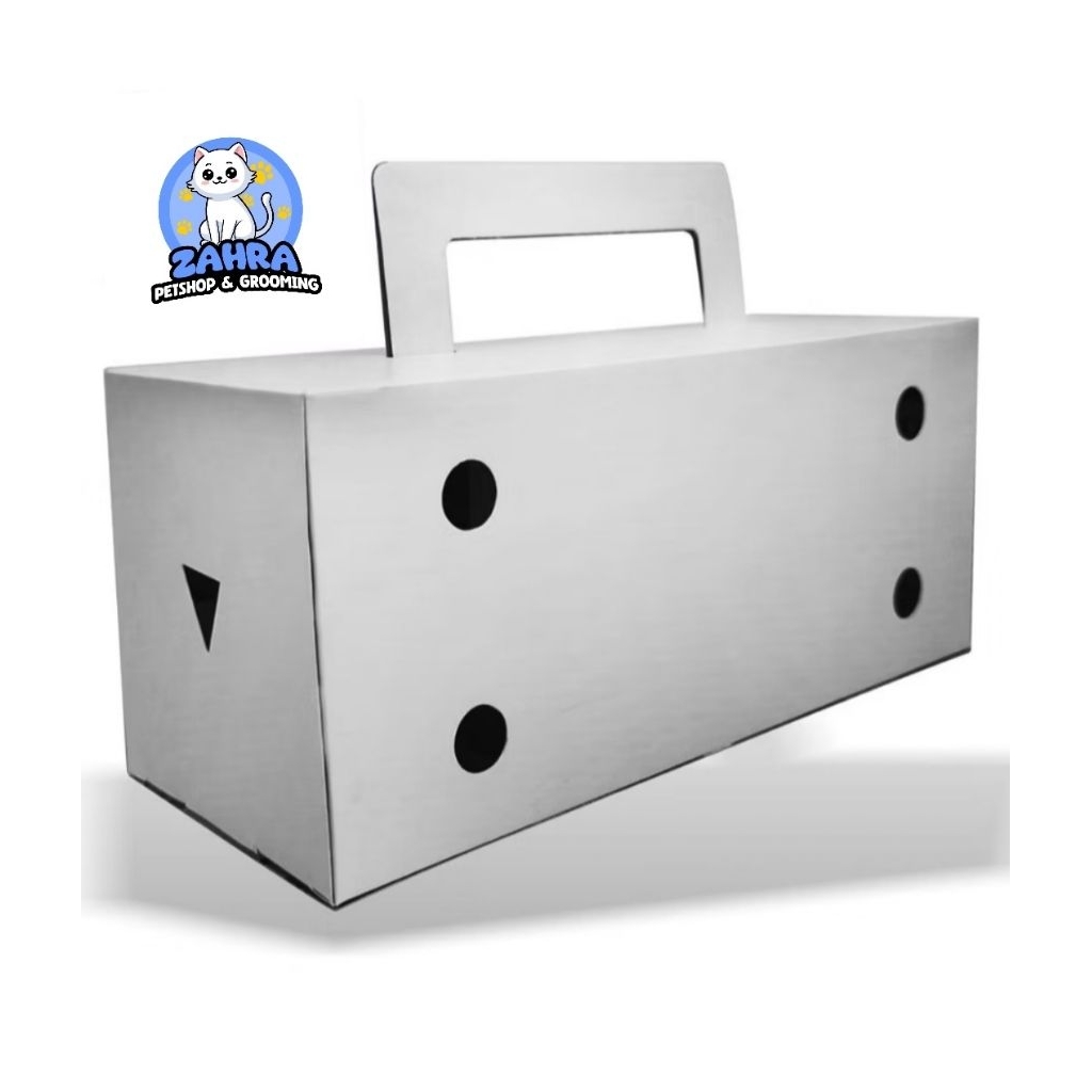 Kotak Kardus Bawa Burung Ekonomis per Pcs Polos Kotak Box Traveling