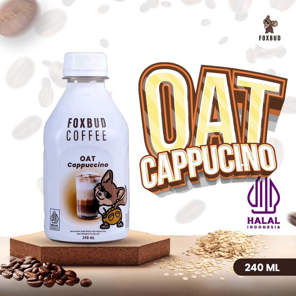 

Foxbud Coffee Varian Rasa Oat Cappucino
