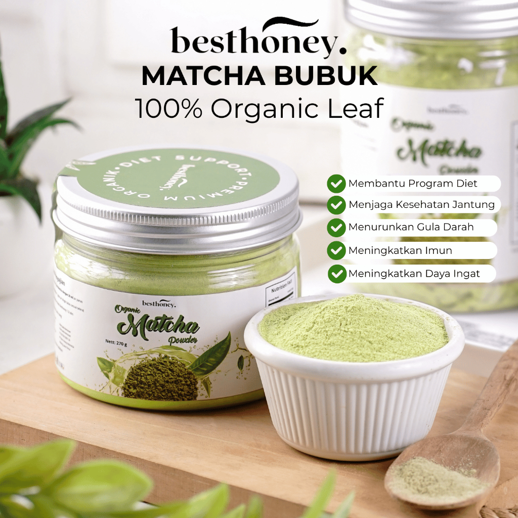 

Best Honey Pure Matcha Powder Premium 270 gram / 400 gram