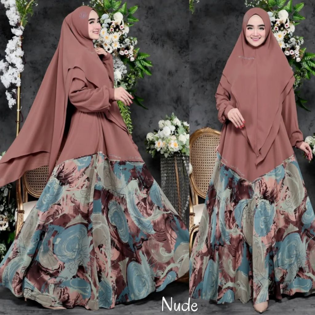 READY Gamis Syari Premium by Like Exclusive - Gamis Busui dan All Size