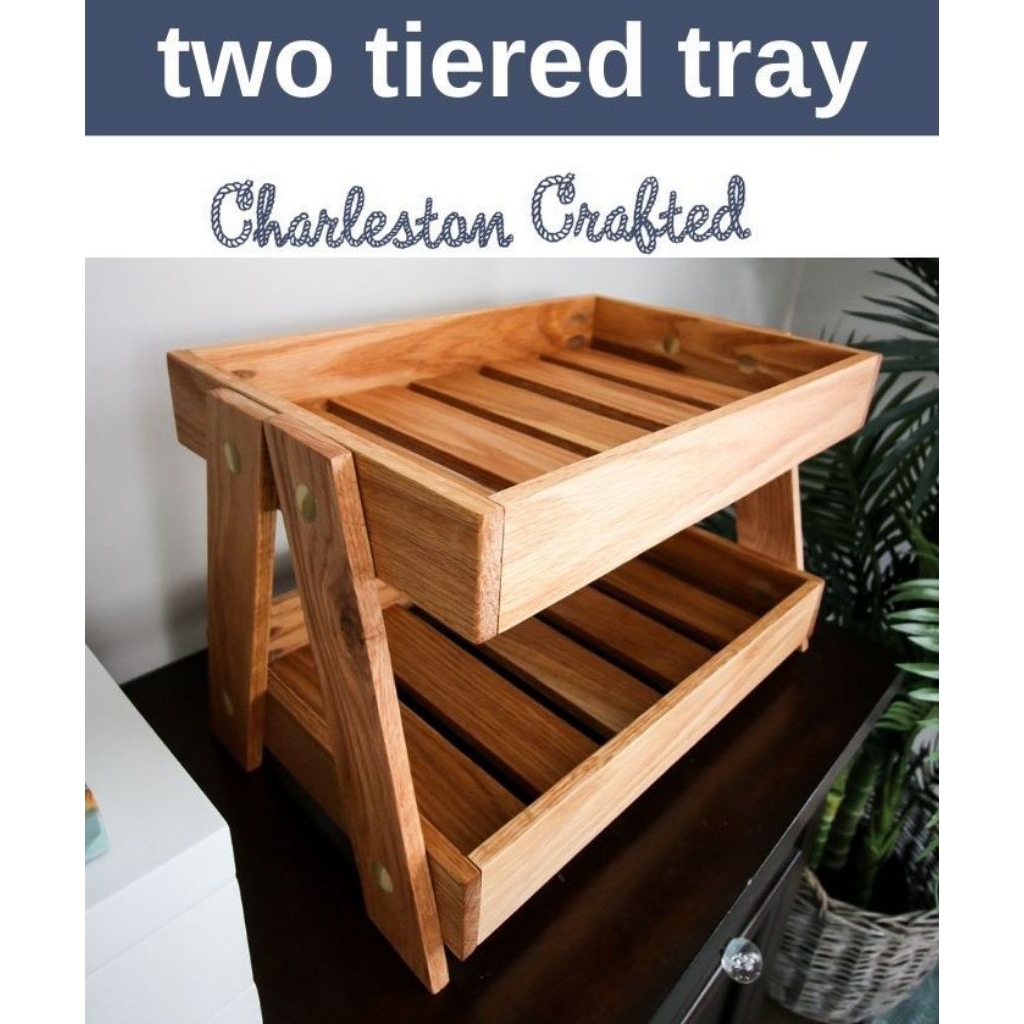 rak susun dua tingkat rak buah susun rak bumbu