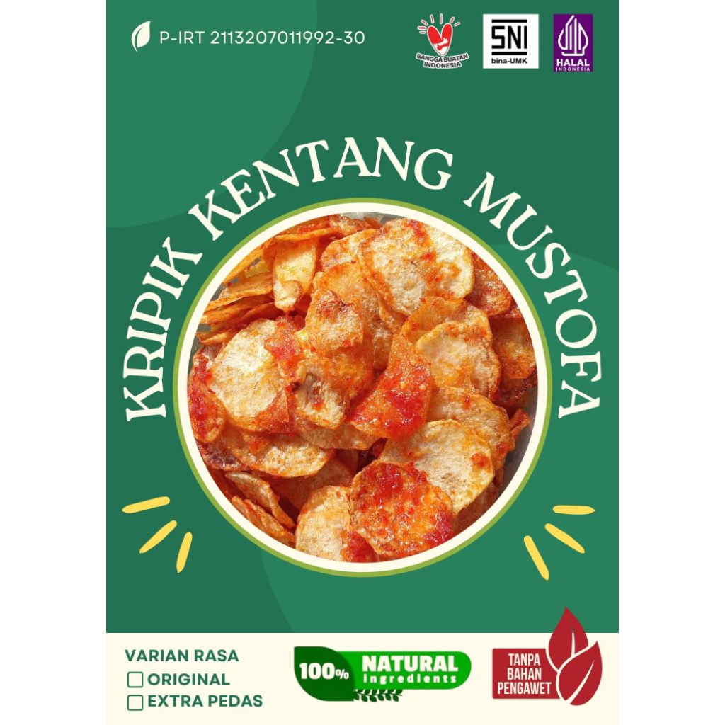 

KRIPIK KENTANG MUSTOFA TUANNYONYAFOOD