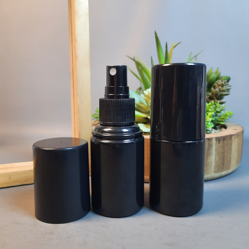 Botol Spray 60 Ml / Botol Dioly Spray 60 Ml Full Hitam