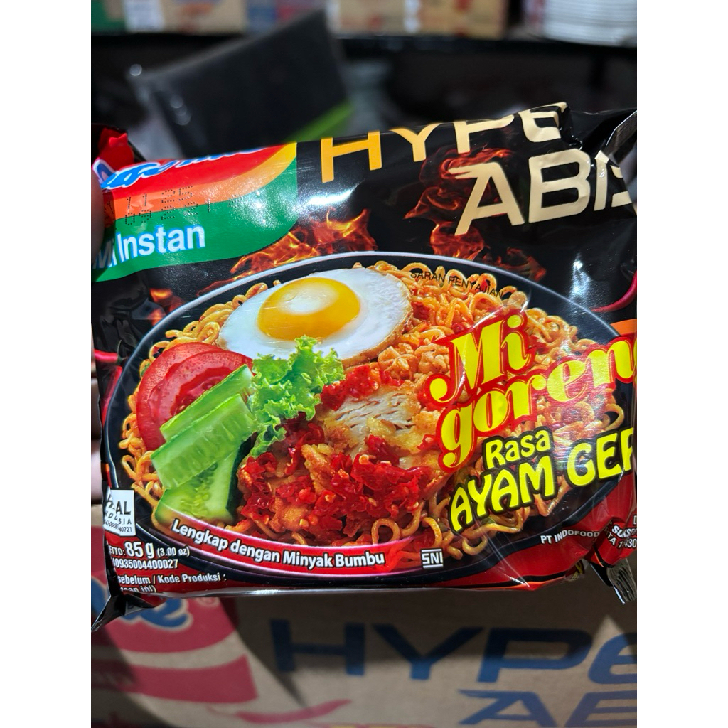

indomie ayam geprek per pcs / 1 kardus