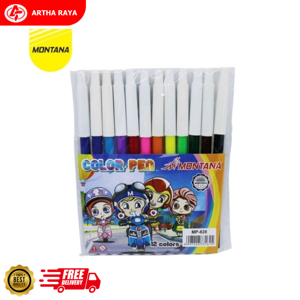 

Spidol Montana MP-828 12 Warna