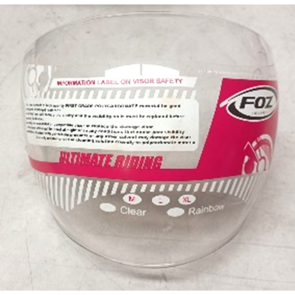 Visor Clear - Kaca Helm Untuk Merek Foz Thriller