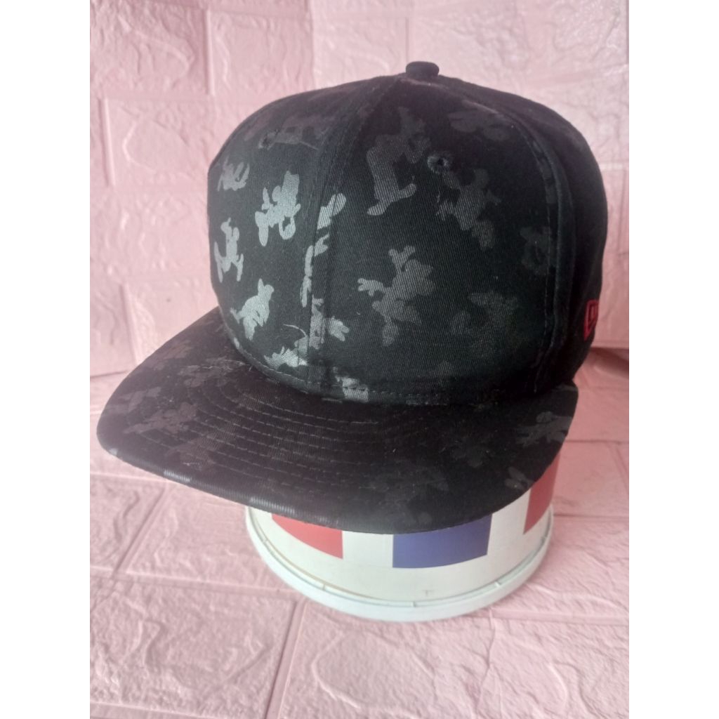 Topi New Era x Tokyo Disneyland exclusive, The silhouette Mickey Minnie Mouse Pluto Goofy Donald Sna