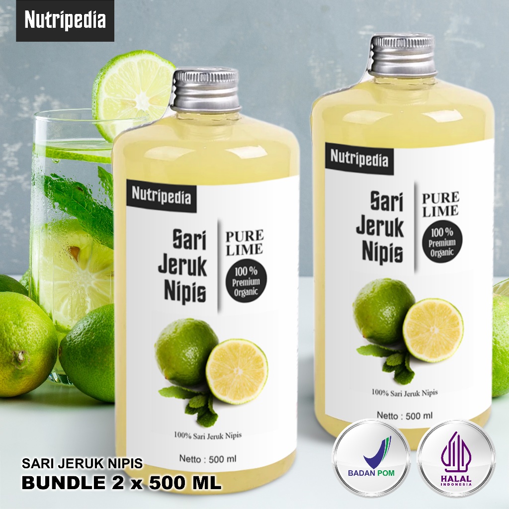 

Nutripedia - Sari Jeruk Nipis Murni 1 Liter Halal MUI
