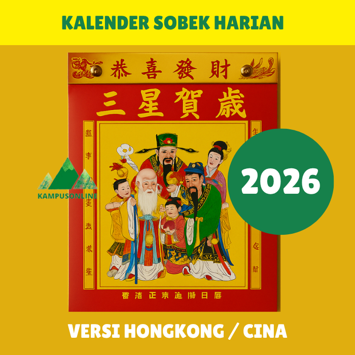 

KALENDER HARIAN 2026 KALENDER SOBEK MANDARIN JAWA ARAB CINA KOMPLIT BEST SELLER